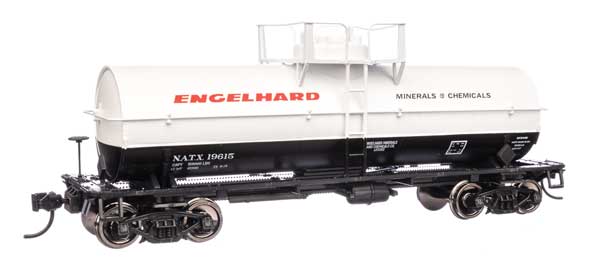 36 Ft Chemical Tank Car w/Large Dome Engelhard NATX 19615 - 48410 : HO