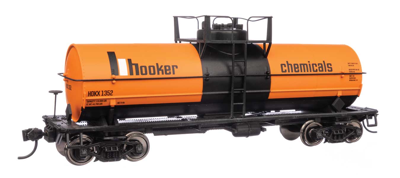 36 Ft Chemical Tank Car w/Large Dome  Hooker Chemicals - 48414 : HO