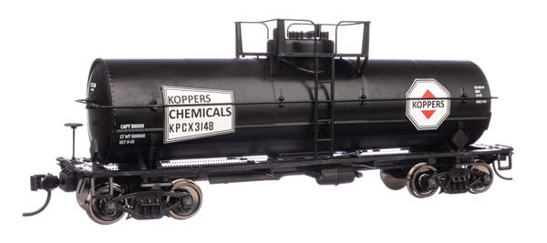 36 Ft Chemical Tank Car w/Large Dome Koppers Chemicals KPCX 3148 - 48417 : HO