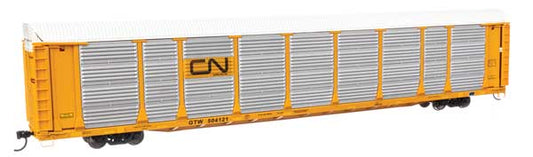 89' Thrall Bi-Level Auto Carrier Canadian National GTW 504121 - 101510 : HO