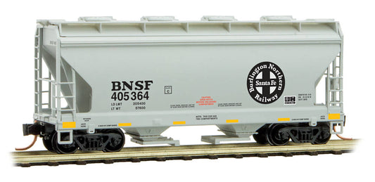 ACF 39' 2-Bay Center-Flow Covered Hopper - Burlington Northern Santa Fe-09200400 : N