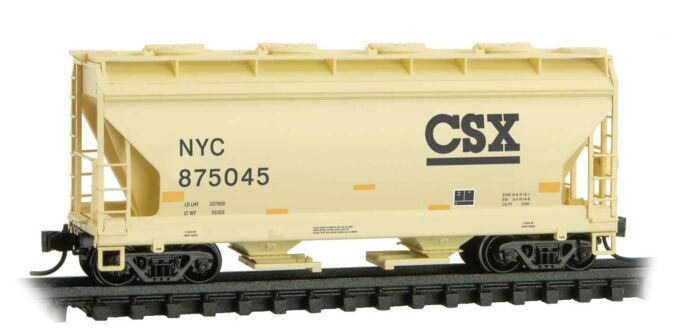 ACF 39' 2-Bay Center-Flow Covered Hopper - CSX NYC-09200522 : N