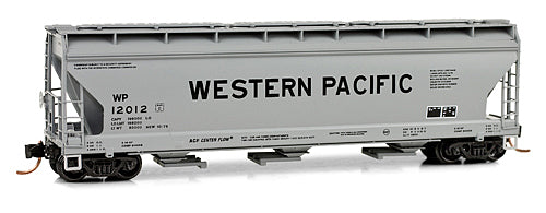 ACF 3-Bay Covered Hopper Western Pacific-09400370 : N