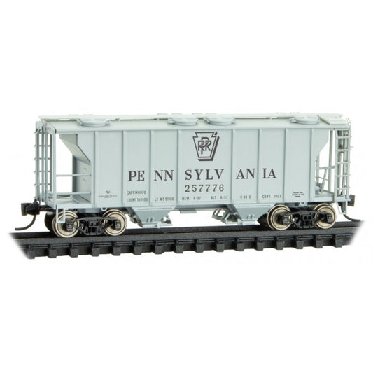 PS-2 2-Bay Covered Hopper - Pennsylvania Railroad-09500062 : N