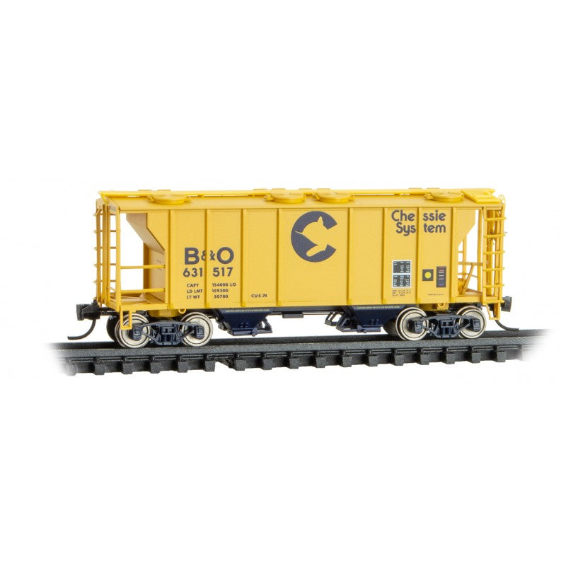 PS-2 2-Bay Covered Hopper Chessie System B&O 631517 - 09500091 : N