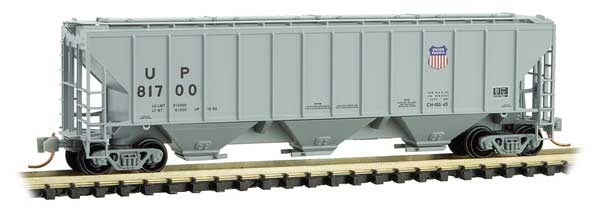 Pullman-Standard PS-2 CD 4427 High-Side 3-Bay Covered Hopper - Union Pacific UP 81700 - 09600192 : N
