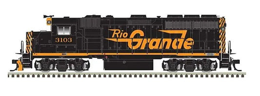 EMD GP40-2 - Standard DC - Master(R) Silver -- Denver & Rio Grande Western #3103 - 10004081 : HO