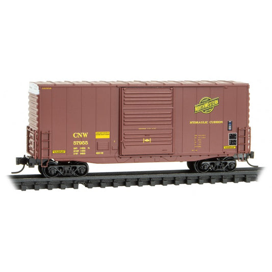 Modified 40 FT Hy-Cube Boxcar Chicago & NorthWestern CNW 57955 - 10100111 : N