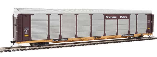 89' Thrall Bi-Level Auto Carrier Southern Pacific Rack, TTGX 255103 - 101346 : HO