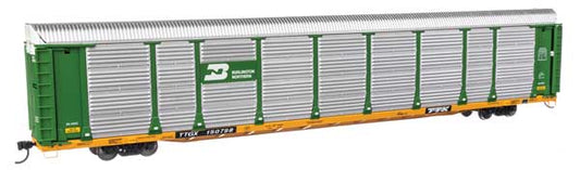 89' Thrall Bi-Level Auto Carrier Burlington Northern BN Rack, TTGX 150798 - 101500 : HO
