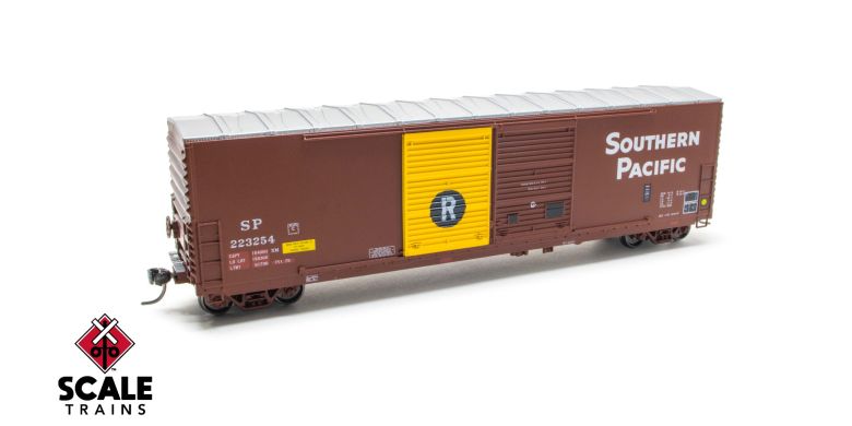 Gunderson 5200 50' Double-Door Boxcar, SP/Rubber Service #223165 - EX101602 : HO