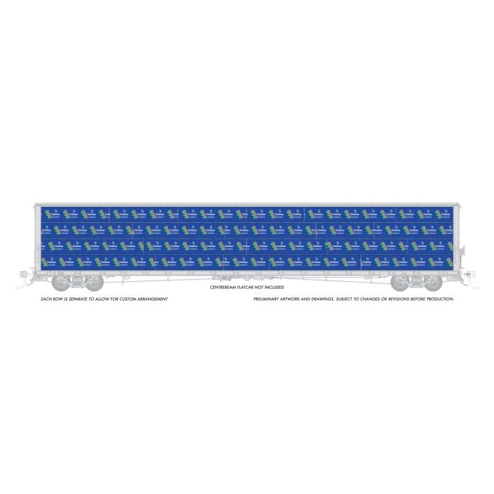 Centerbeam Lumber Load: Domtar - 102161 : HO