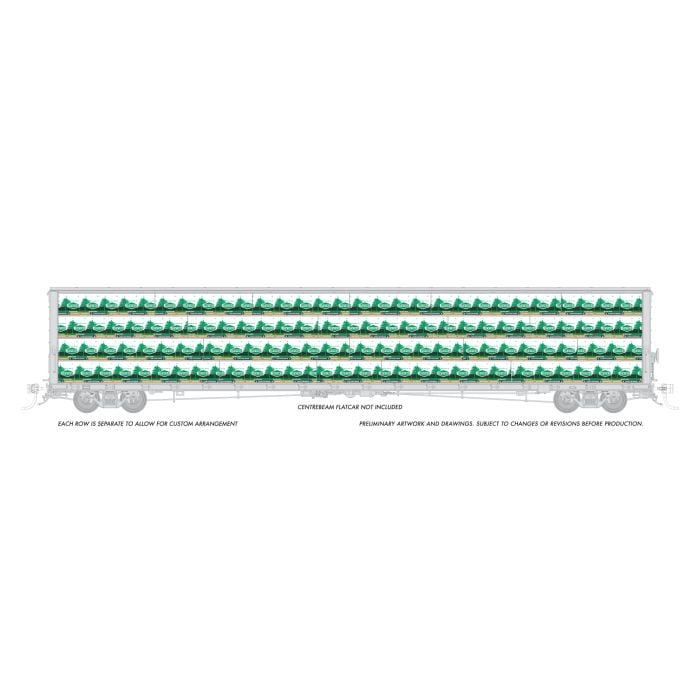 Centerbeam Lumber Load: Irving - 102164 : HO