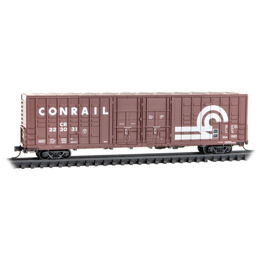 60' Berwick Excess-Height Waffle-Side Double Plug-Door Boxcar Conrail CR 223031 - 10300210 : N