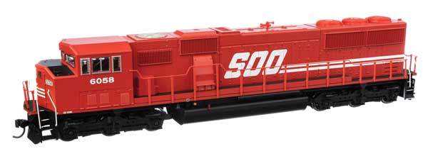 EMD SD60M with 3-Piece Windshield SOO Line SOO 6058 DCC Ready - 10321 : HO