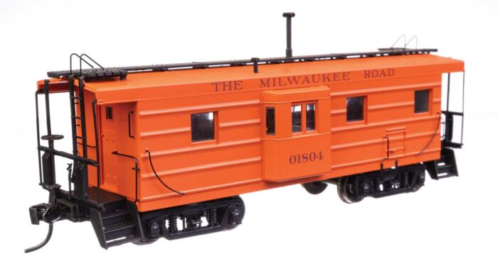 Milwaukee Road Ribside Bay Window Caboose MILW 01804 - 103651 HO