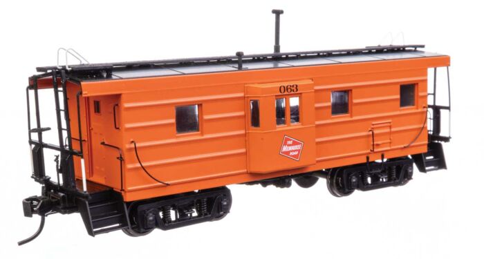 Milwaukee Road Ribside Bay Window Caboose MILW 063 - 103657 HO