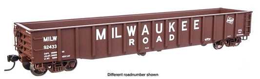 53' Thrall Gondola Milwaukee Road MILW 92436 - 105516 : HO