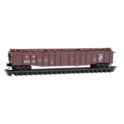 50' Steel 14-Panel Covered Gondola w/Fixed Ends - Conrail #617210-10600270 : N