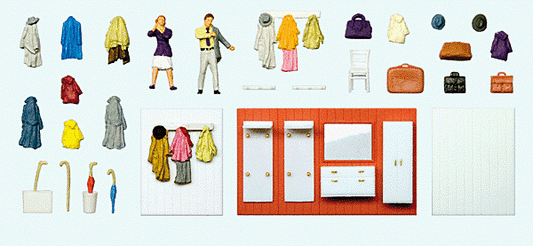 Figures & Cloak Room Details-10658 : HO