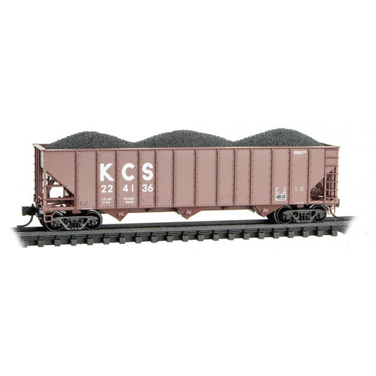 100-Ton 3-Bay Open Hopper Kansas City Southern KCS 224136 - 10800550 : N