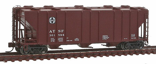 Pullman-Standard PS-2CD 4000 Cubic Foot Covered Hopper Santa Fe ATSF #301594 - 11080 : N