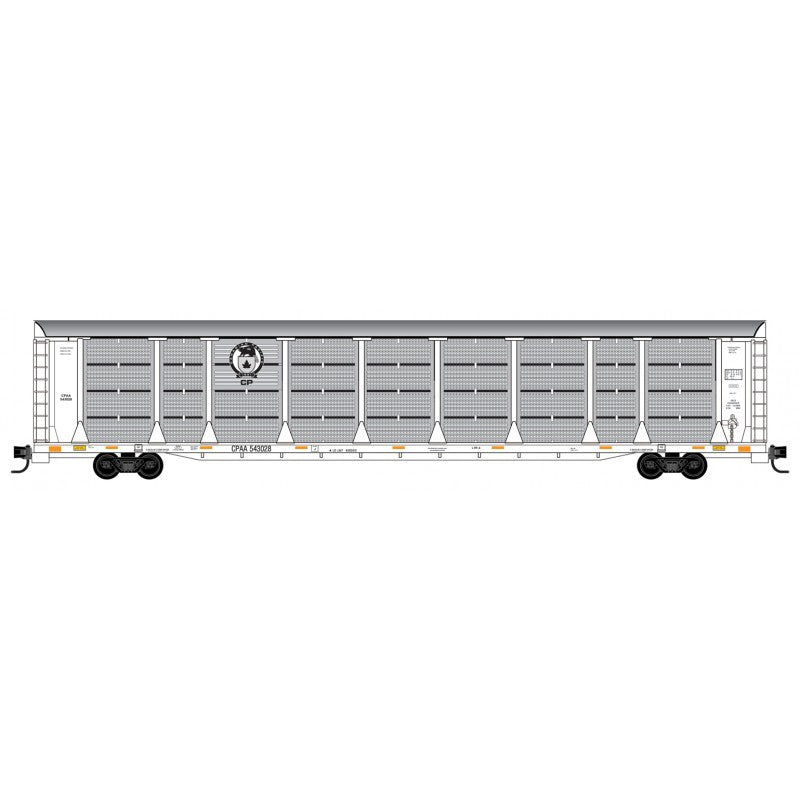 89' Tri-Level Enclosed Auto Rack - Canadian Pacific 543028 - 11100440 : N