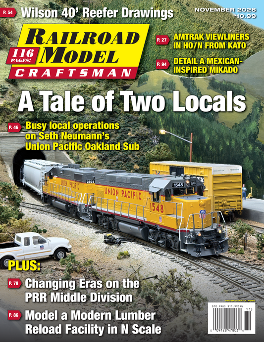 Railroad Model Craftsman, November 2026 Issue - RMC1126
