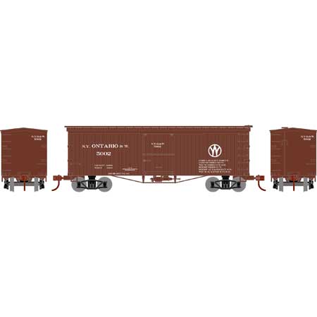 36' Old Time Wood Boxcar, NYO&W #5002 - 01156 : HO