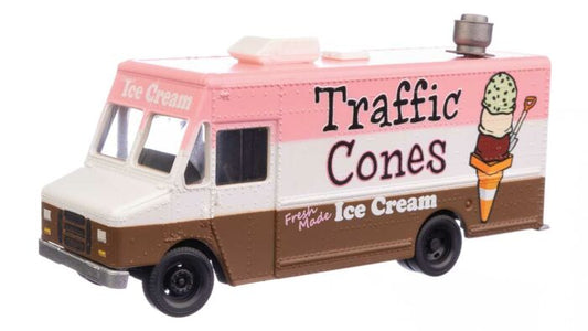 Morgan Olson Route Star Van - Traffic Cones Ice Cream Food Truck - 12108 : HO