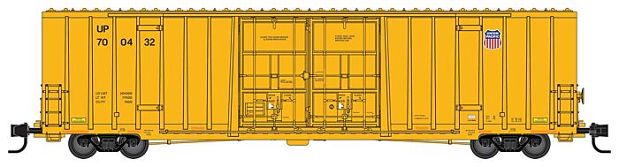 60' Rib-Side, Double-Plug-Door High-Cube Boxcar - Union Pacific 700432 - 12300102 : N