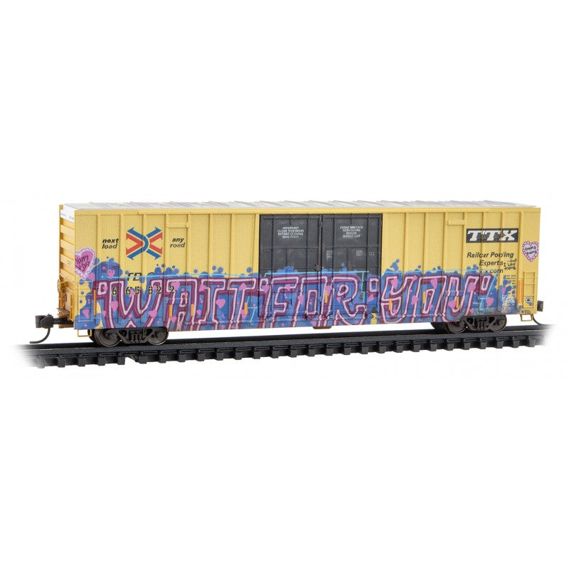 60' High Cube Boxcar - TTX weathered-12344014 : N