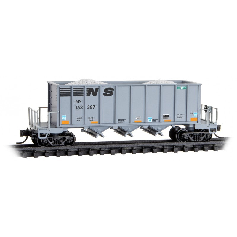 Ortner 3-Bay Rapid-Discharge Hopper - Norfolk Southern-12500152 : N