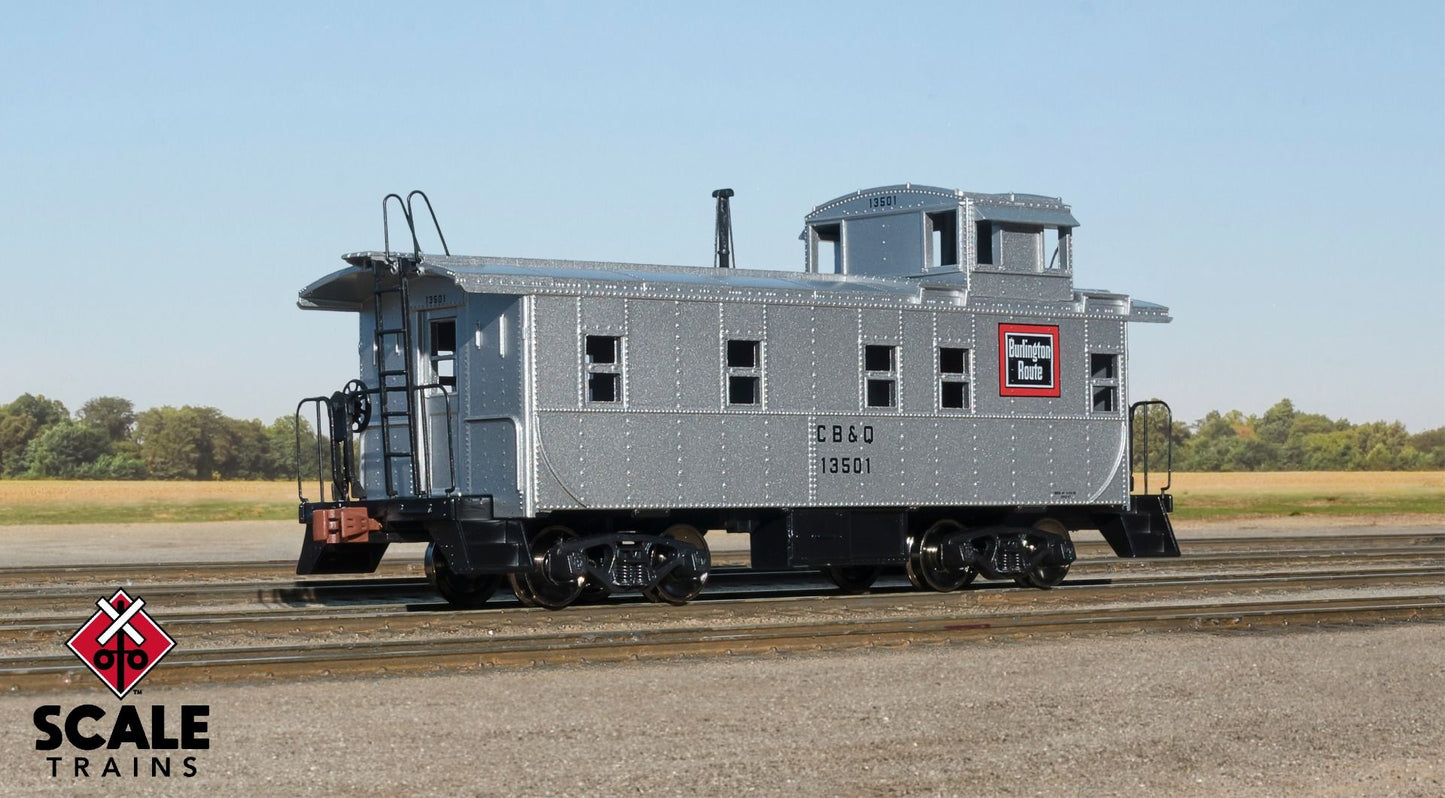 Steel Cupola Caboose, CB&Q 13510 (Burlington Route) - KIT - 1276 : HO