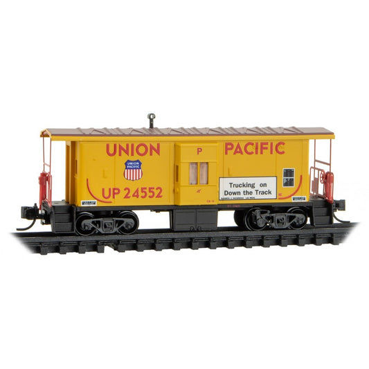 Steel Bay Window Caboose Union Pacific 24552 - 13000291 : N Scale