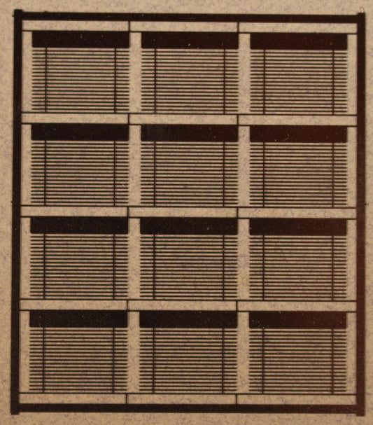 Passenger Car Venetian Blinds - 13002 : HO