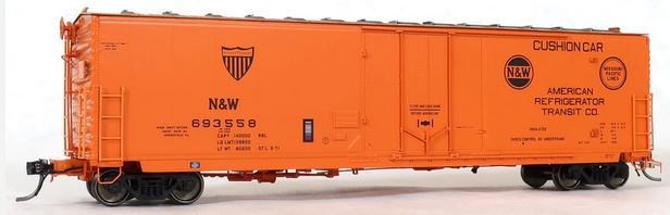 50 Ft Boxcar Norfolk & Western N&W-1302501 : HO