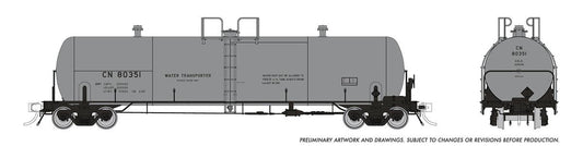 Procor 20K gal Tank Car: CN - Company Service: Single Car - 135013A : HO