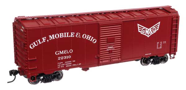 40' AAR 1944 Boxcar Gulf, Mobile & Ohio GM&O 22310 - 1358 : HO