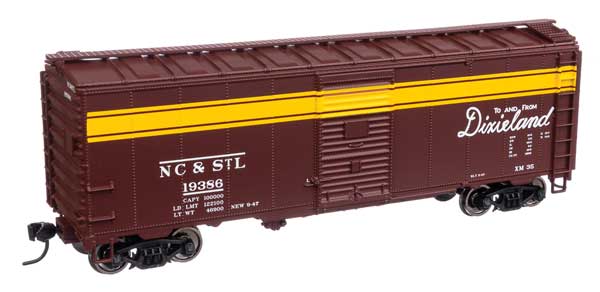 40' AAR 1944 Boxcar Nashville Chattanooga & St. Louis NC&STL 19386  - 1364 : HO