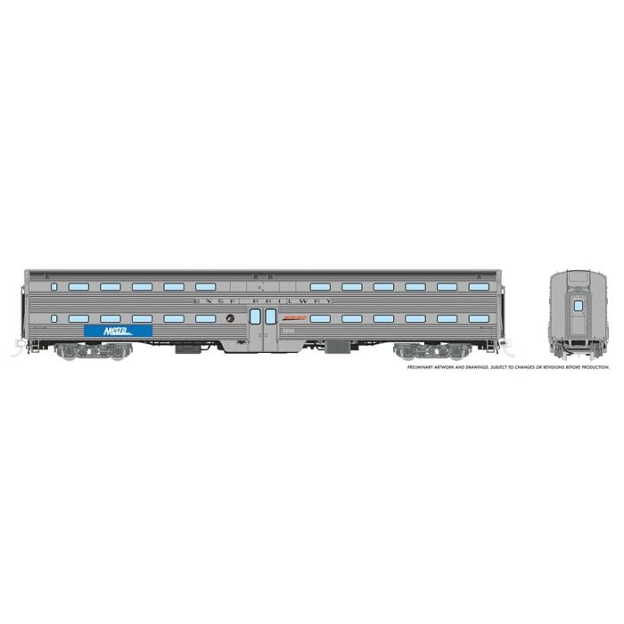 Budd Gallery Commuter Car Metra BNSF Coach - 145009 : HO