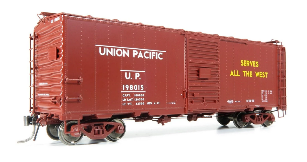 UP Class B-50-39 40' Boxcar Union Pacific UP - 154002A : HO