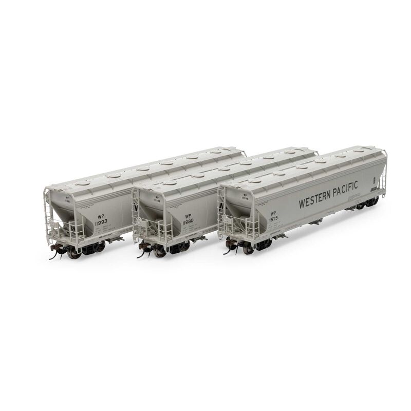 ACF 4600 3-Bay Centerflow Hopper, Western Pacific WP (3-Pk) - G15442 : HO