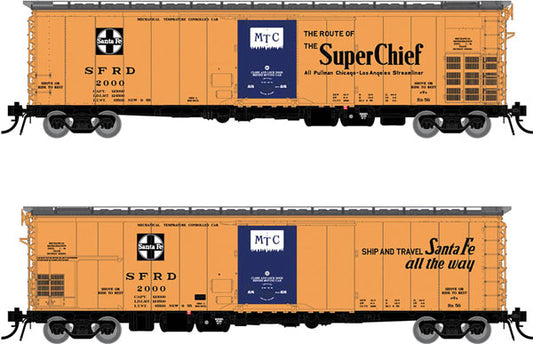 Santa Fe Class RR-56 50' Mechanical Reefer Santa Fe SFRD - 156001A : HO