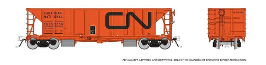 NSC Ballast Car: CN: 6-Pack #1 - 158001 : HO