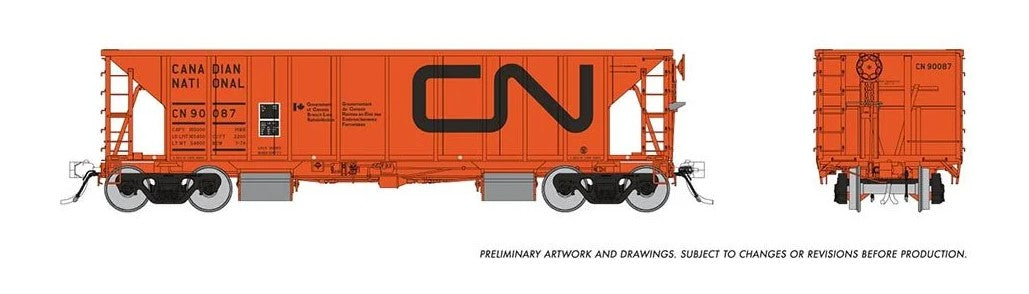 NSC Ballast Car: CN - Branchline: 6-Pack #1 - 158002 : HO