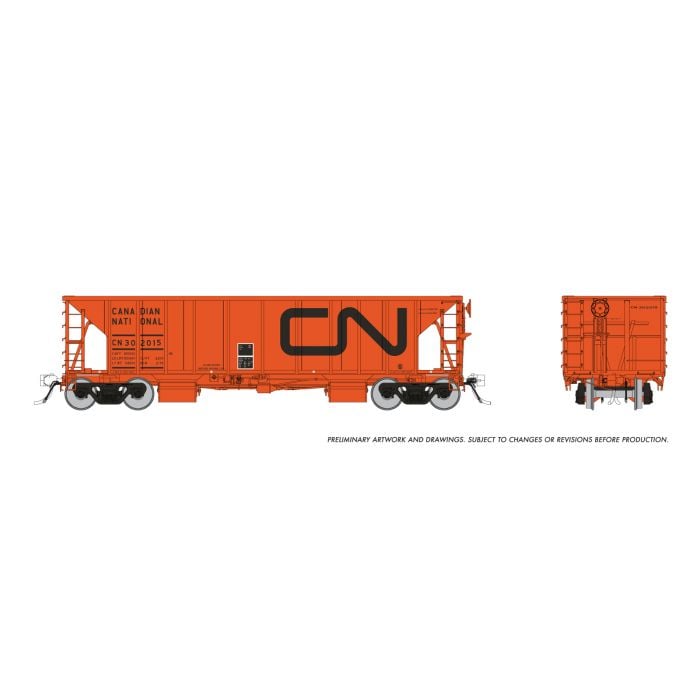 NSC Ballast Car: CN: Single Car #2 - 158013A : HO