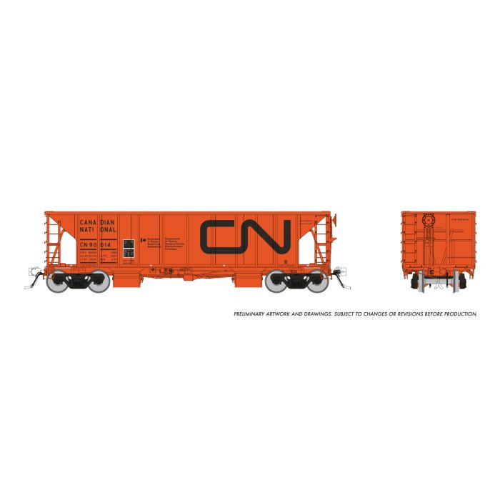 NSC Ballast Car: CN - Branchline: 6-Pack #2 - 158014 : HO