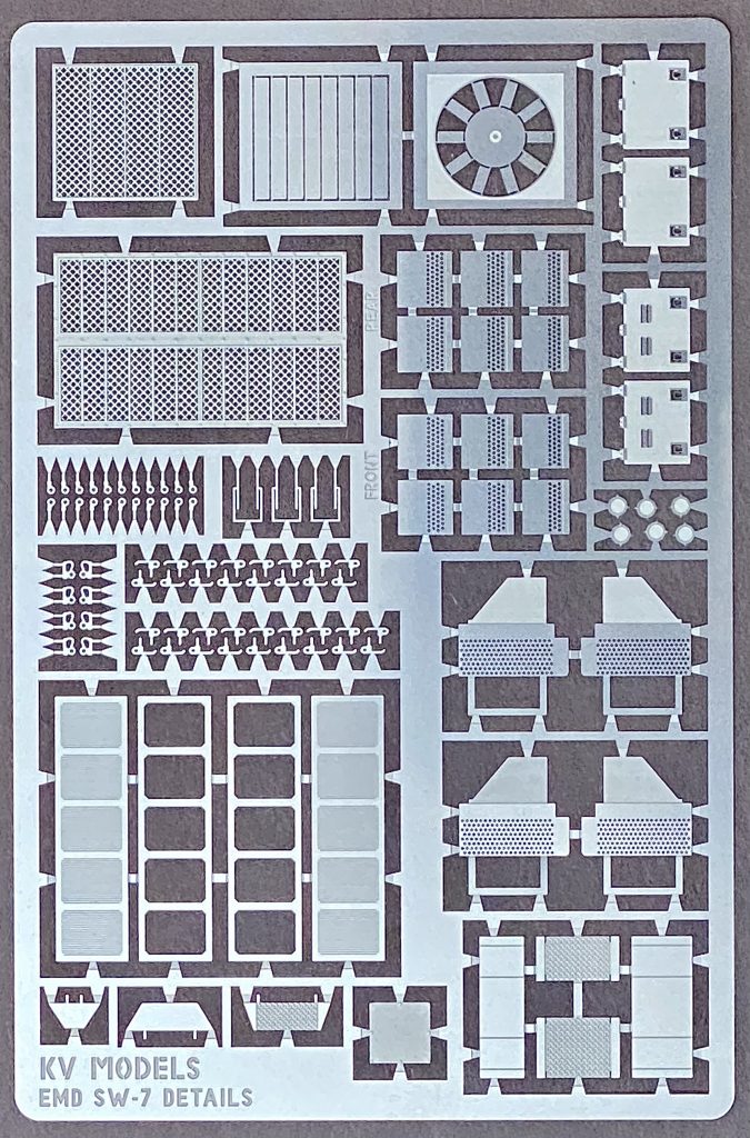 EMD SW-7 Etched Detail Set-159H : HO