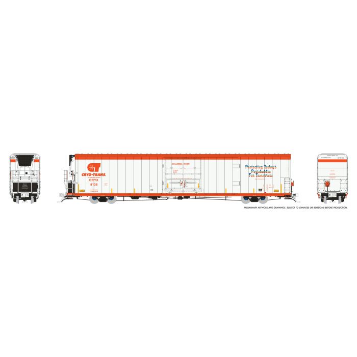 Greenbrier 7780cuft Reefer: Cryo-Trans: #1 - 167001A : HO